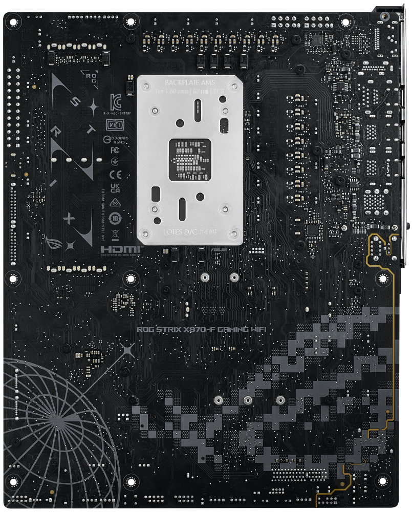 ASUS ROG STRIX X870-F GAMING WIFI / X870 / AM5 / 4x DDR5 / HDMI / M.2 / USB4 / WIFI / ATX